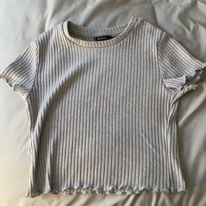 small gray tee. super comfy, for shein and is light weight